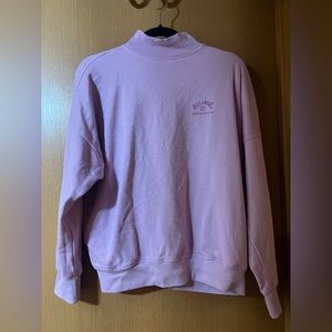 Billabong light purple Chill Weekend Crew Neck Sweatshirt NWOT
